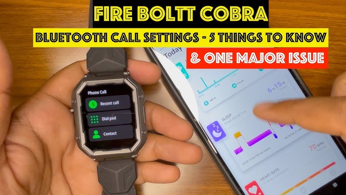 Fire Boltt Cobra Smartwatch: Simple Steps to Pair with Your Phone