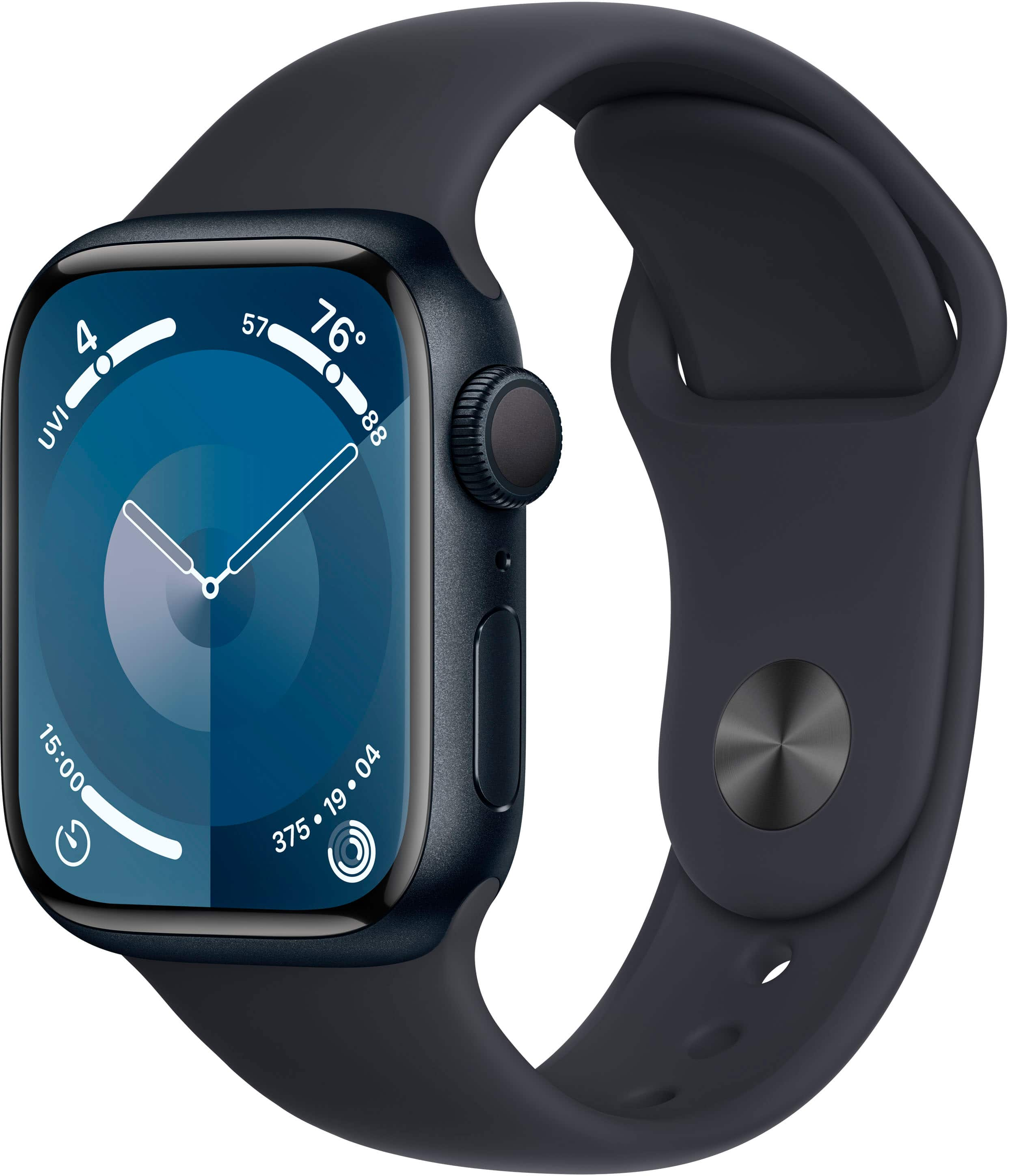 Apple Watch Series 9 41mm Midnight Aluminium GPS with Sport Band - Best Price Online