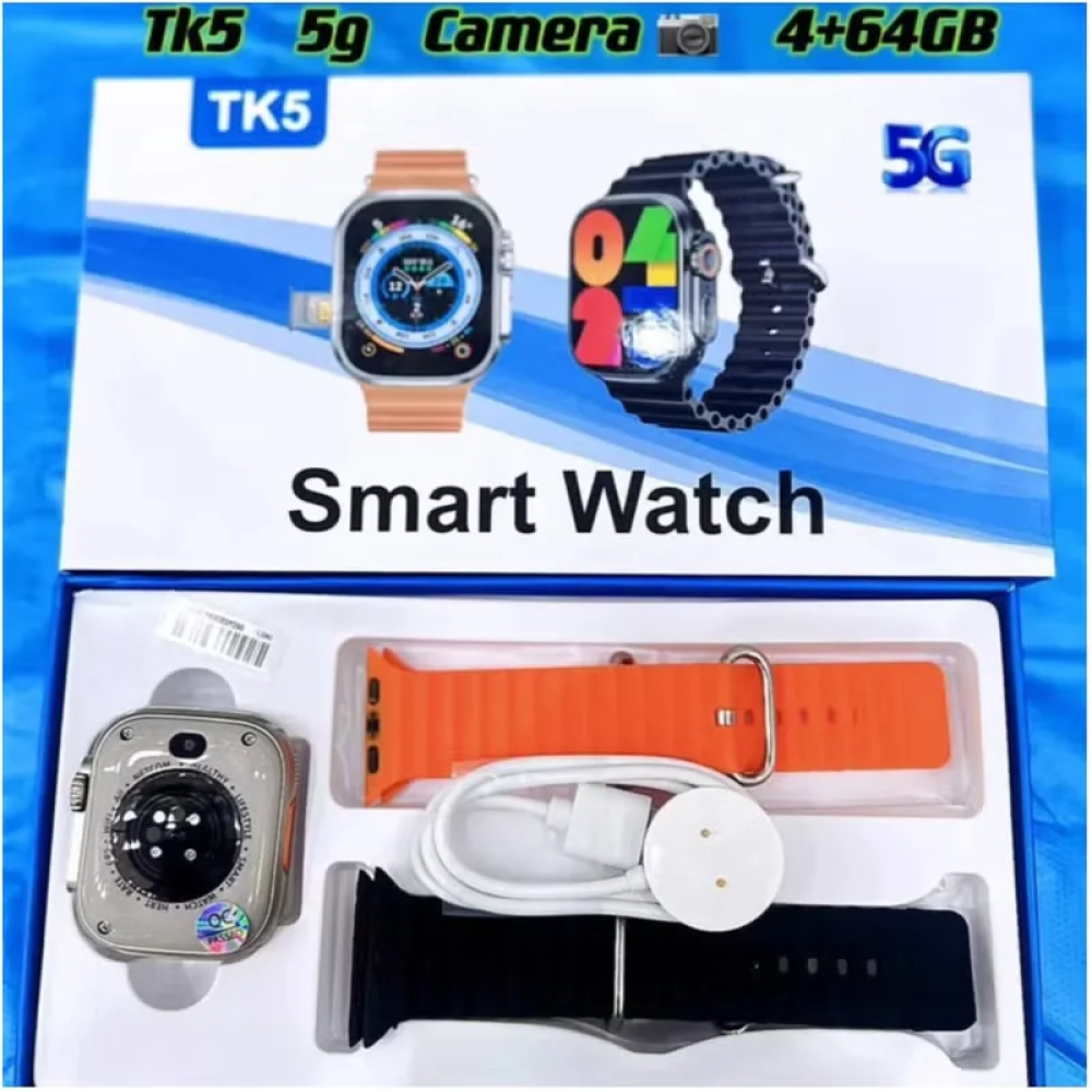 Buy TK5 Ultra 5G Android Smartwatch with SIM Card and GPS – Latest 5G Smartwatch for 2024