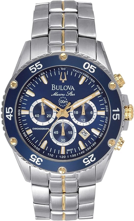 Bulova Quartz Marine Star Mens Watch: Stylish, Durable, and Functional