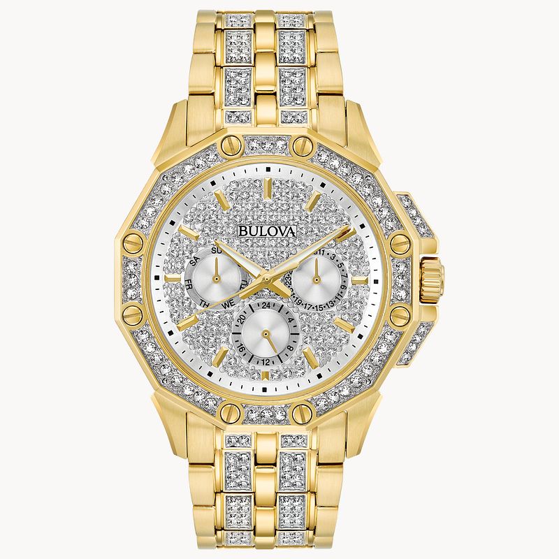 Bulova Octava Crystal Mens Watch: A Perfect Blend of Style and Function