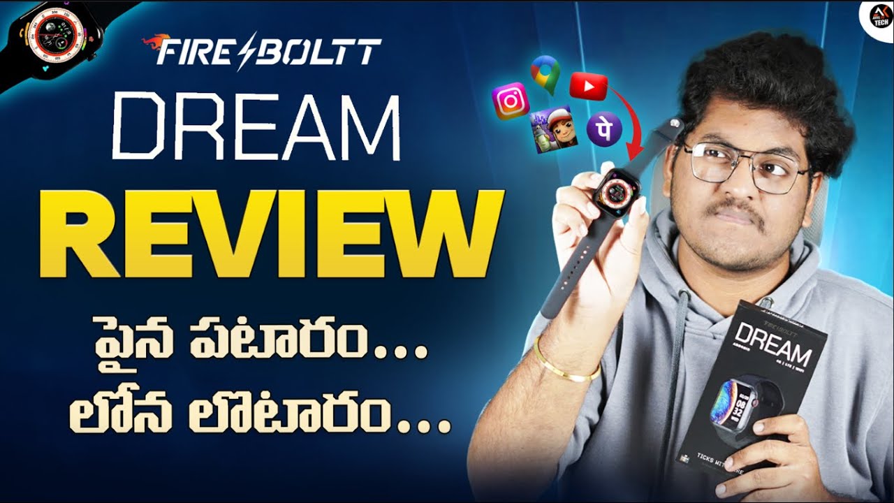 Fire Boltt Android Smartwatch Telugu Review: Everything You Need to Know