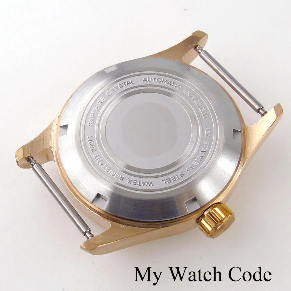 Premium Titanium Watch Case NH35 Gold – Durable, Stylish & Perfect Fit