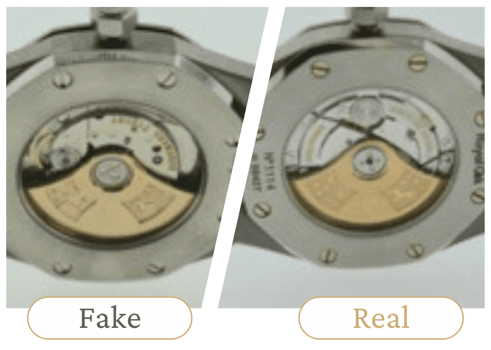 how to tell if audemars piguet is real diamond or not