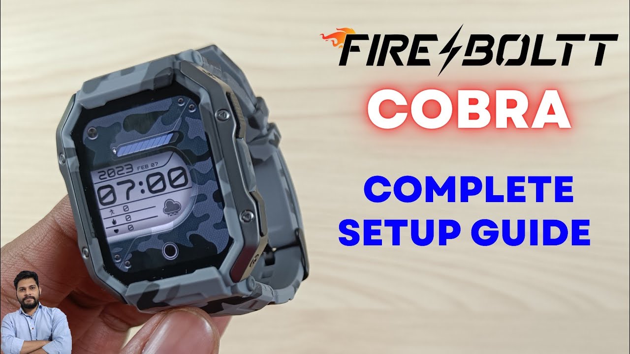 Fire Boltt Cobra Smartwatch: Simple Steps to Pair with Your Phone