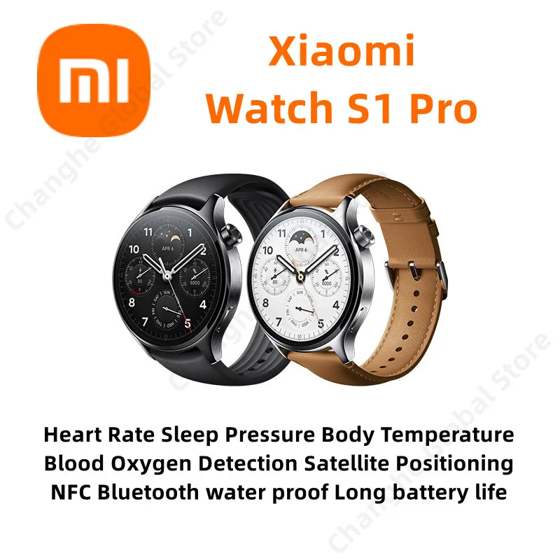 Xiaomi Watch S1 Pro GL Silver M2135W1 – Buy Smartwatch with Bluetooth & GPS Features