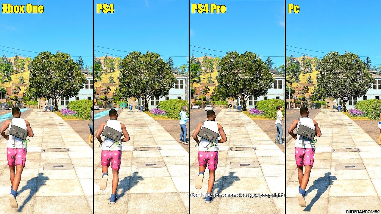 watch dogs 2 ps4 pro vs pc