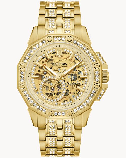 Bulova Mens Crystal Octava Watch: A Stunning Blend of Luxury and Function