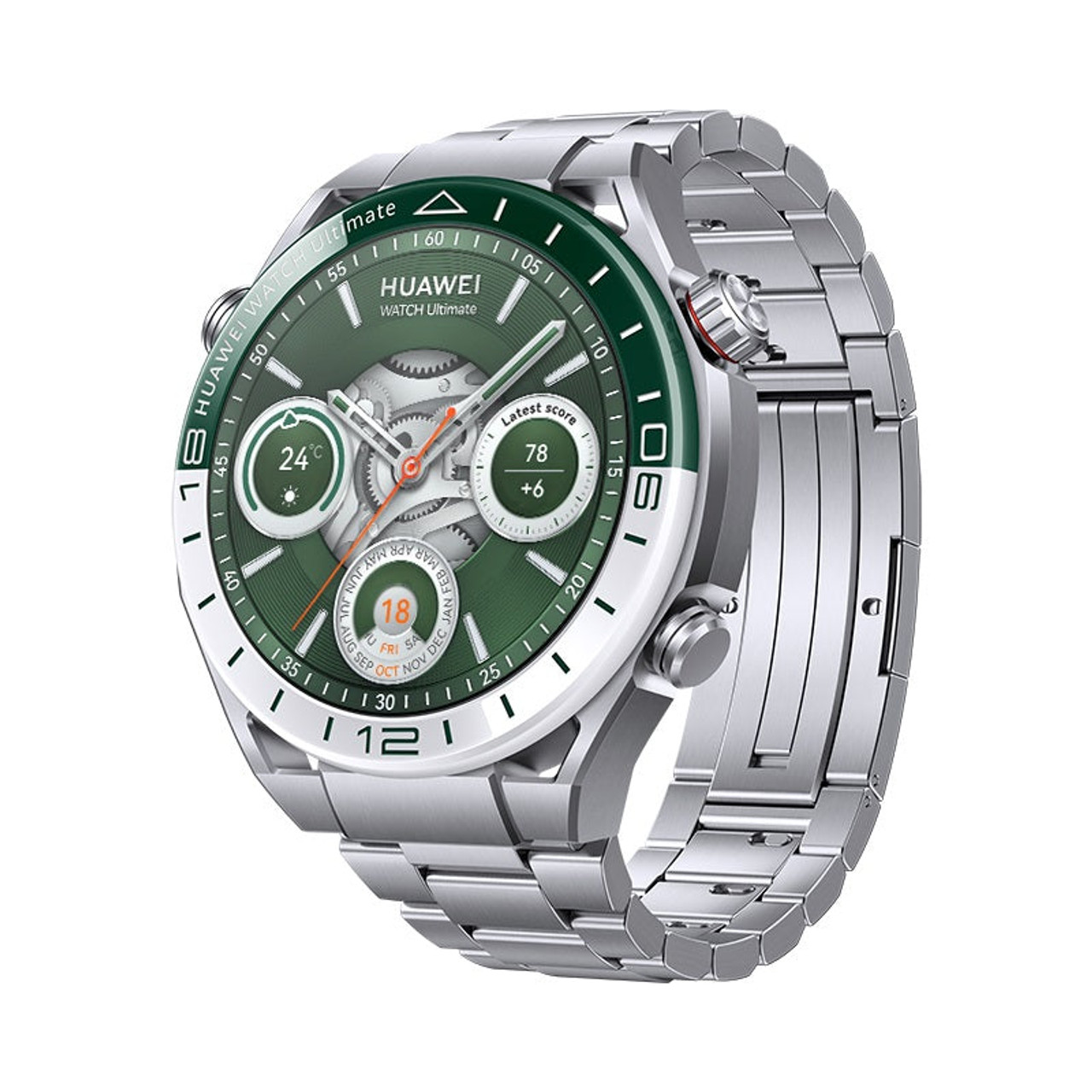 Huawei Watch Ultimate Green: Luxury Titanium & Zirconium Smart Watch for Adventurers