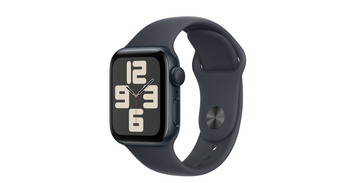 Buy Apple Watch SE 40mm GPS with Midnight Aluminum Case & Sport Band M/L (2023)