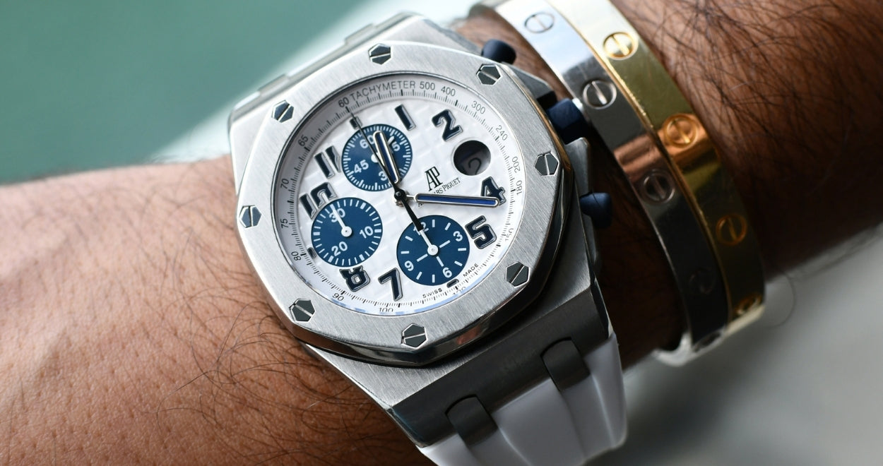 Enhance Your Watch Collection with the Audemars Piguet Royal Oak Offshore White Rubber Strap