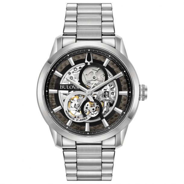 Shop Bulova Mens Skeleton Watches: Swiss-Made Automatic Timepieces