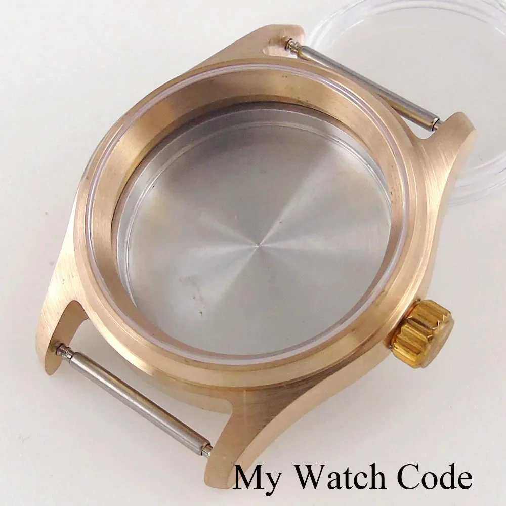 Premium Titanium Watch Case NH35 Gold – Durable, Stylish & Perfect Fit