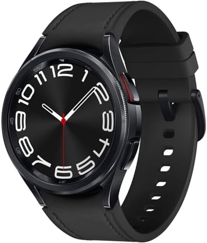 Samsung Galaxy Watch6 Classic 47mm Black: Ultimate Smartwatch with Rotating Bezel and Health Monitoring