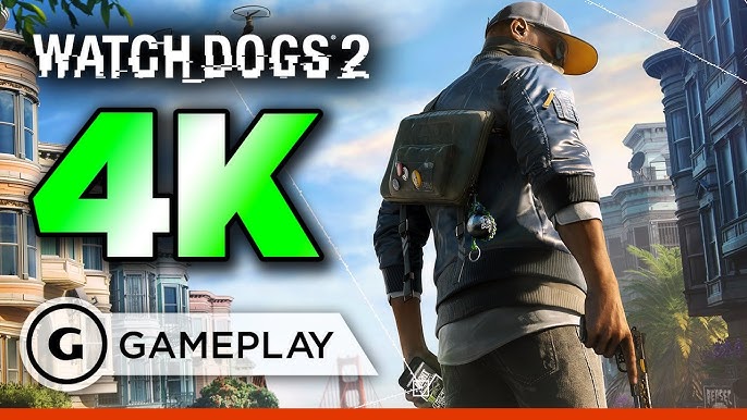 watch dogs 2 ps4 pro 4k gameplay