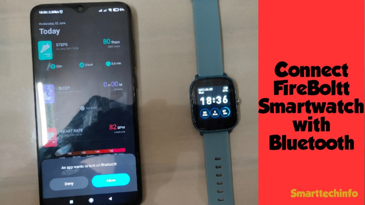 fire boltt 080 smart watch connect to android