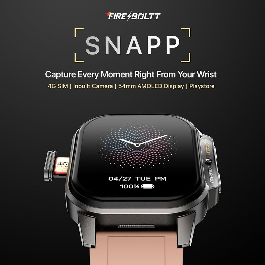 Fire Boltt 4G Smart Watch Review: SIM Card, Battery Life, and Performance