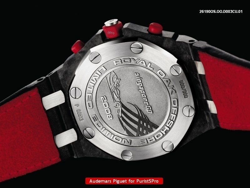 Audemars Piguet Info: Price Guide for Royal Oak Offshore Singapore GP 2008 Edition