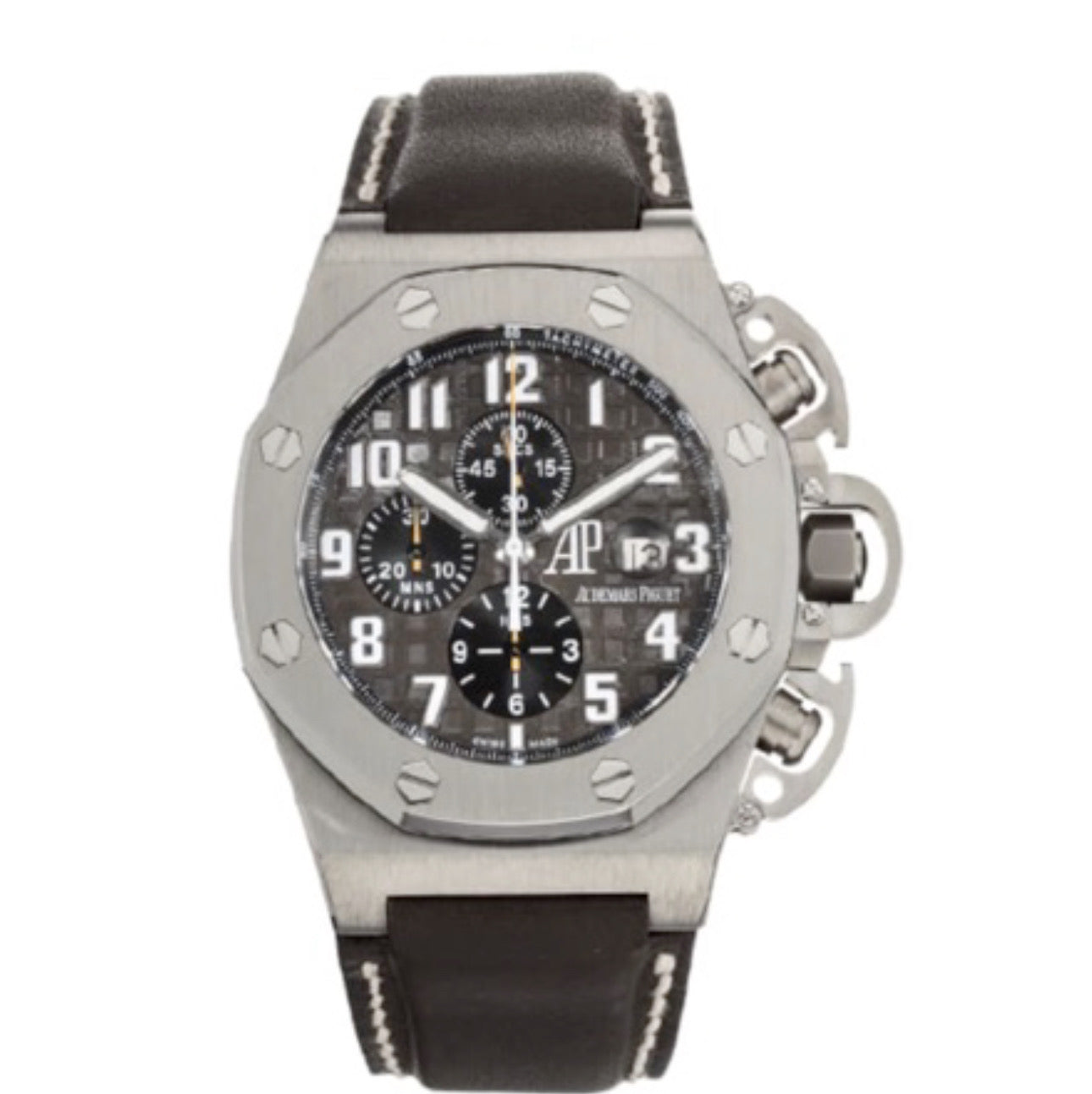 Audemars Piguet Royal Oak Offshore Titanium Black Bezel with Grey Dial – Luxury Watch Collection