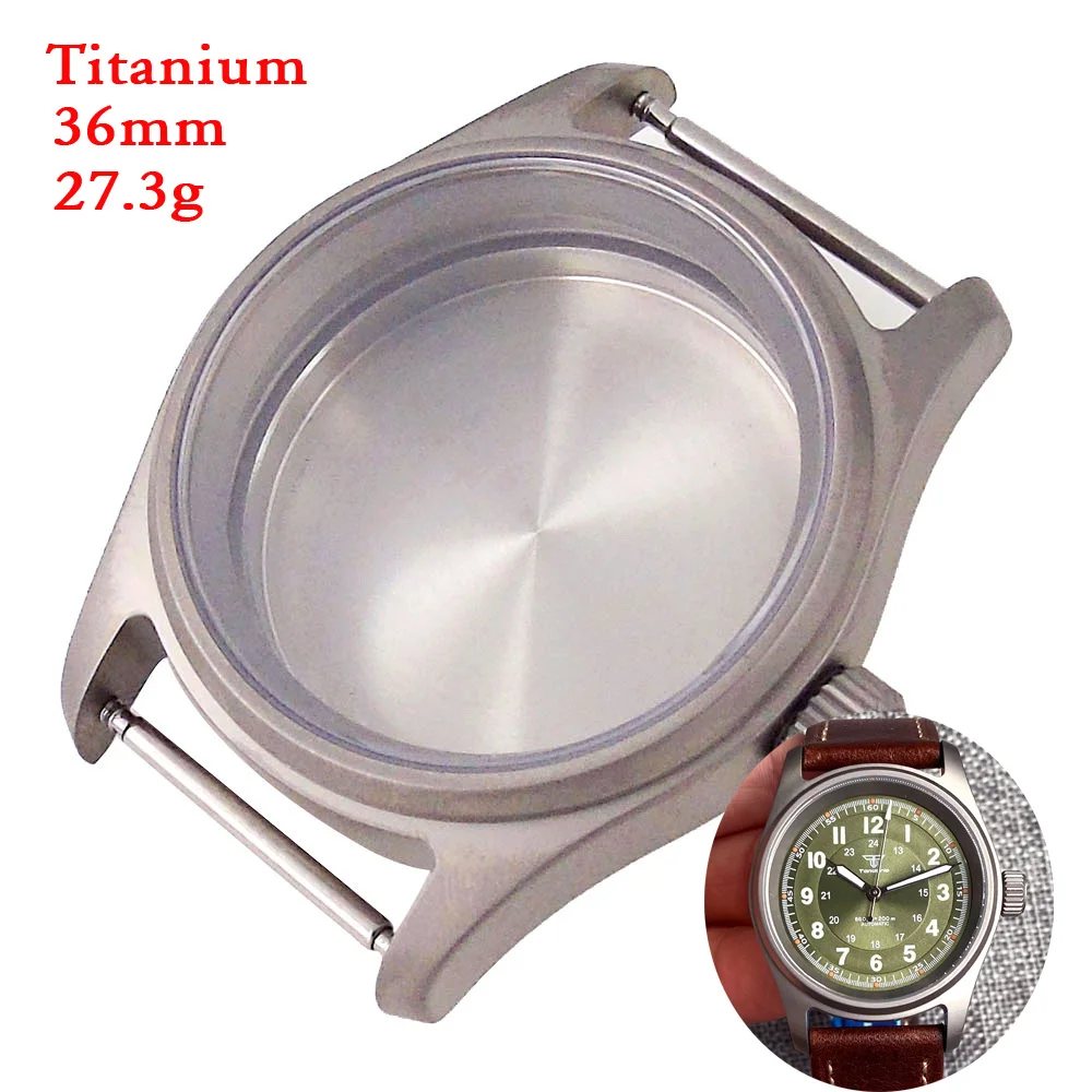 Premium Titanium Watch Case for NH35 Movement - Durable & Stylish