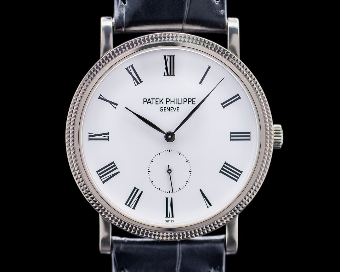 Explore Patek Philippe Calatrava 5119G-001: Elegant 18K White Gold Manual Wind Watch