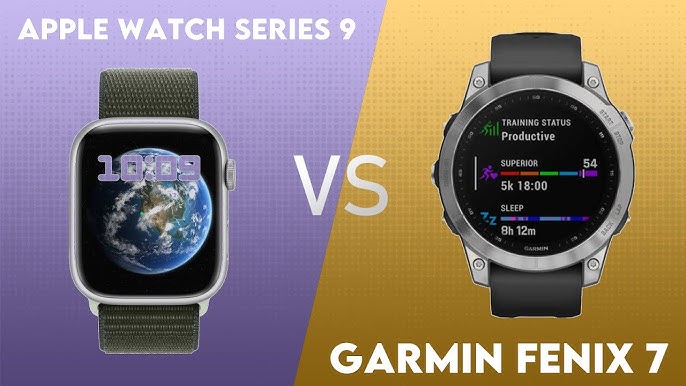 Apple Watch Series 9 vs Garmin Fenix 7 Pro: Which Fitness Tracker Is Better?