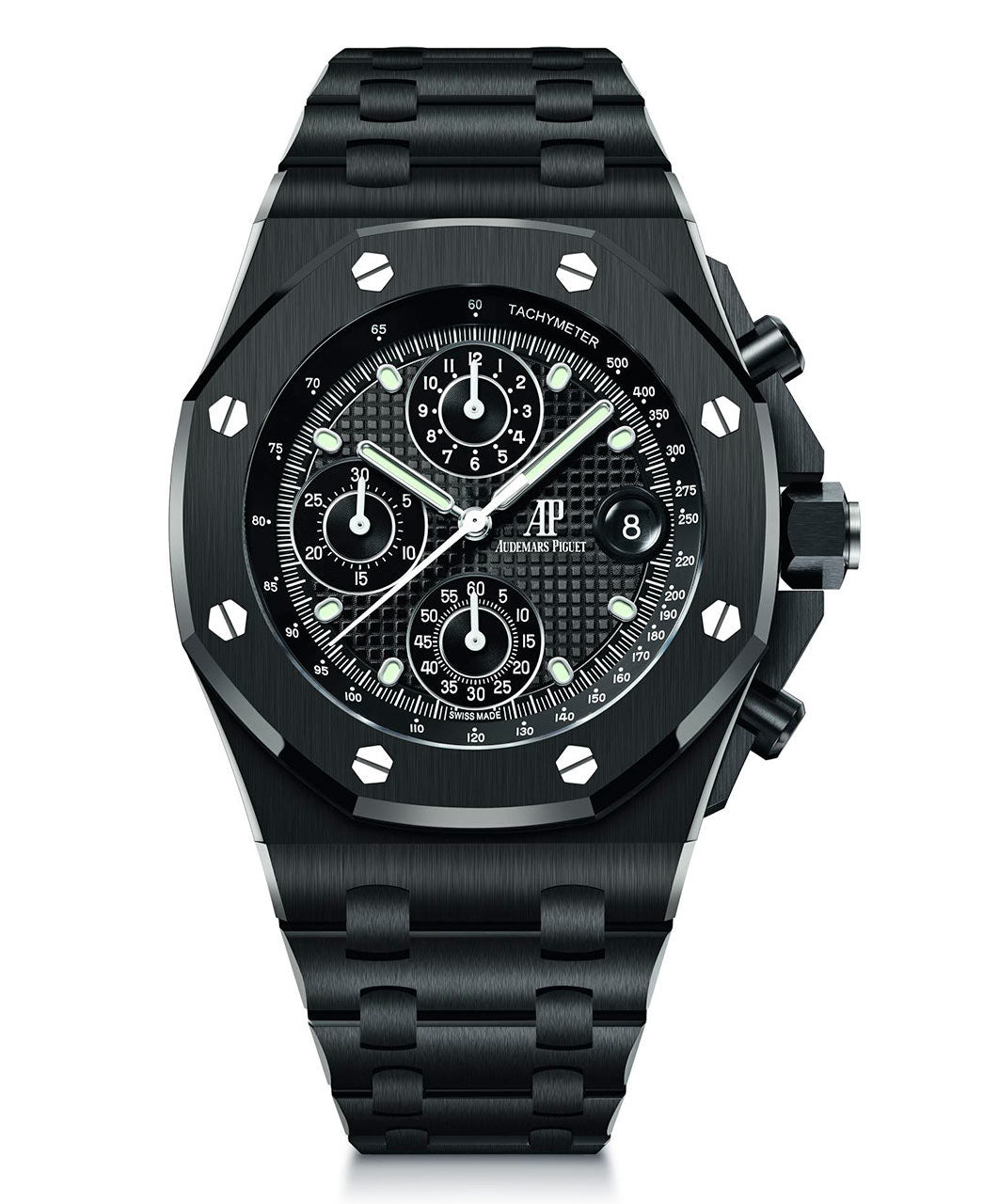 Explore the Audemars Piguet Royal Oak Offshore Selfwinding Chronograph in Black Ceramic