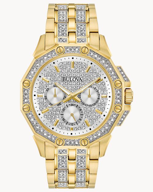 Bulova Mens Crystal Octava Watch: A Stunning Blend of Luxury and Function