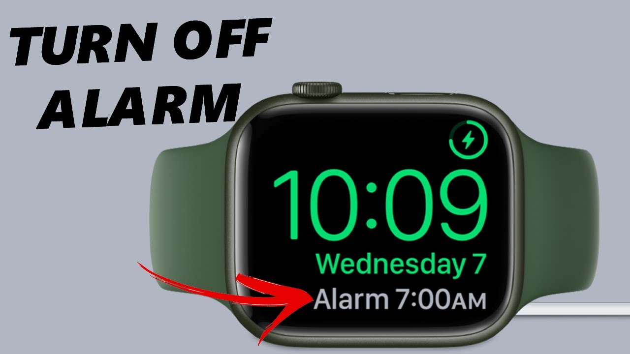 how to turn off alarm on apple watch but not phone