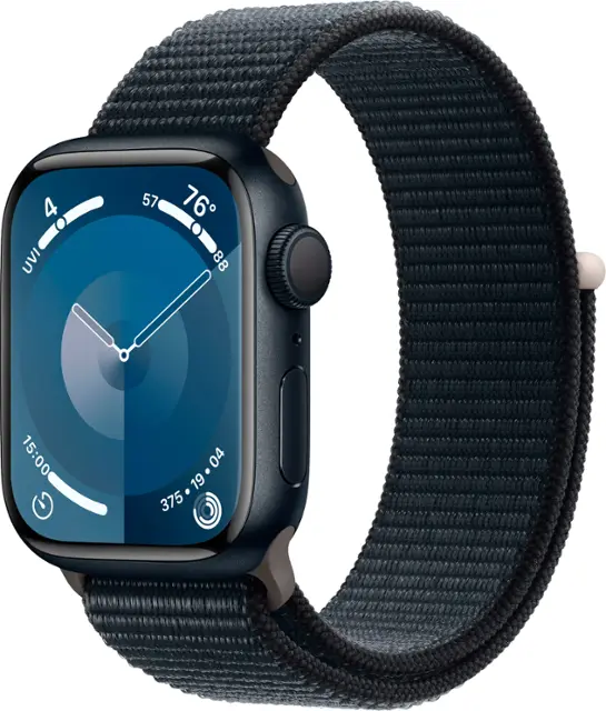 Apple Watch Series 9 41mm Midnight Aluminium GPS with Sport Band - Best Price Online